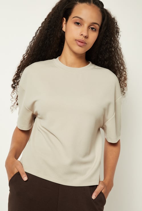 Women Ribbed T-shirt