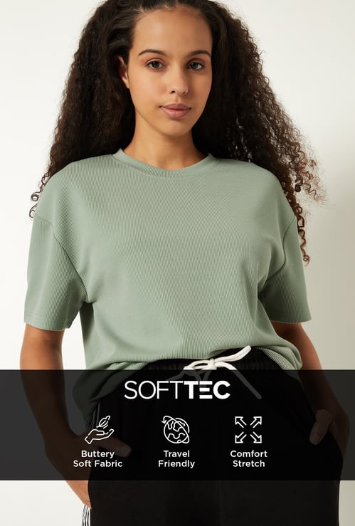 Women Ribbed T-shirt