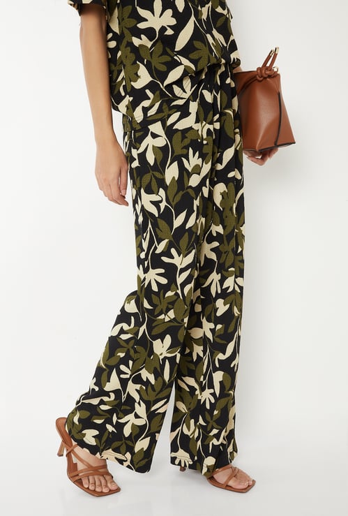 Women Floral Print Trousers