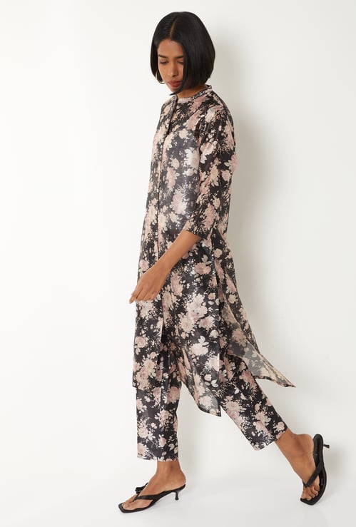Women Floral Printed Straight Kurta Set