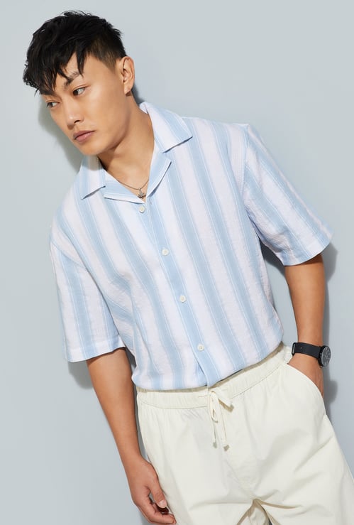 URB_N Striped Resort Collar Shirt