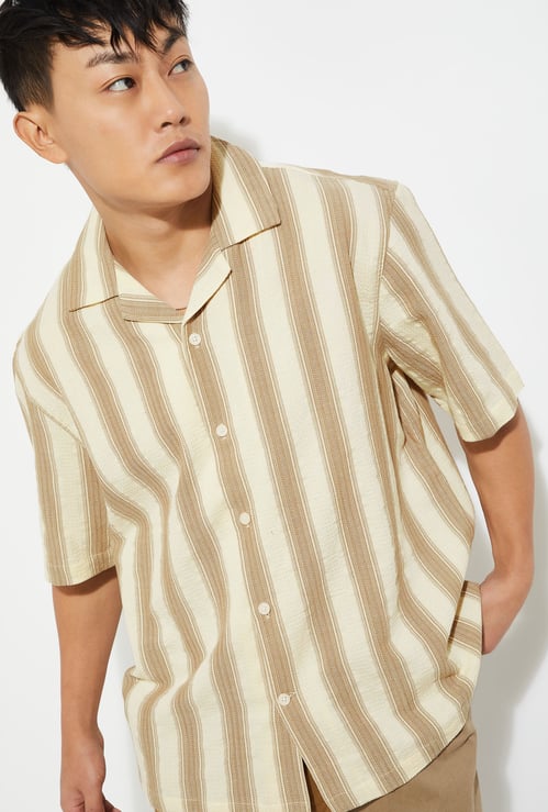 URB_N Striped Resort Collar Shirt
