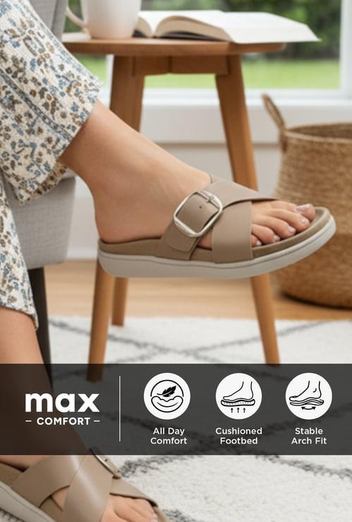 Women Cross Strap Flats