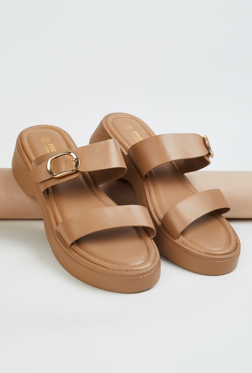 Women Double Strap Flats