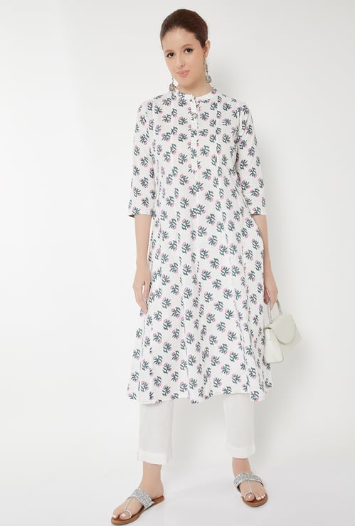 Women Printed A-line Kurta Set