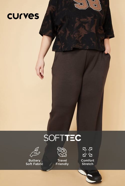 Women Solid Track Pants