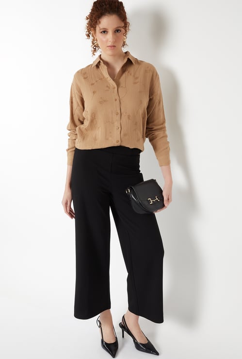 Women Embroidered Regular Fit Shirt