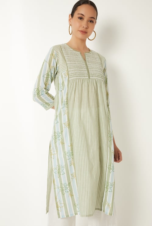 Women Printed Straight Kurta