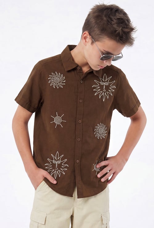 Boys Embroidered Shirt