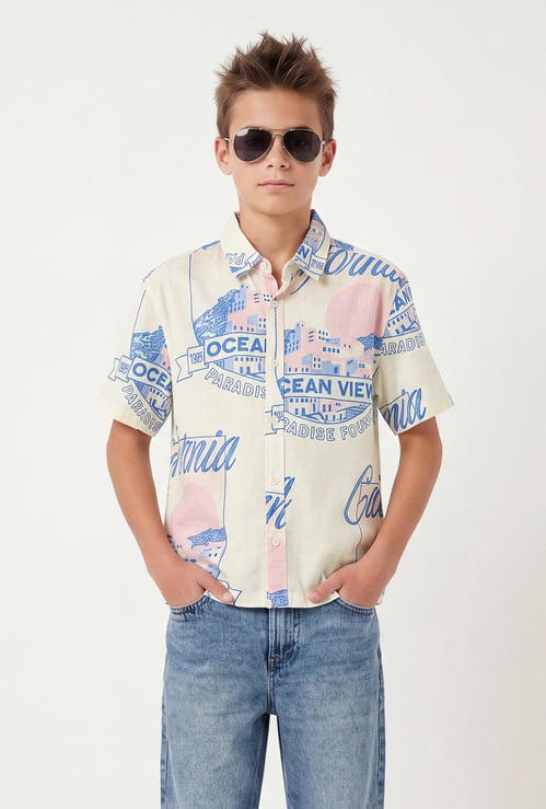 Boys Printed Shirt