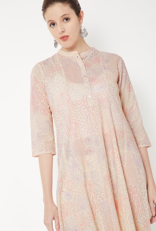 Women Printed Kalidar Kurta