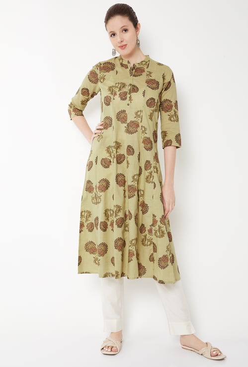 Women Printed Kalidar Kurta