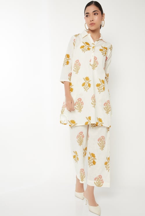 Women Floral Print Kurta Set