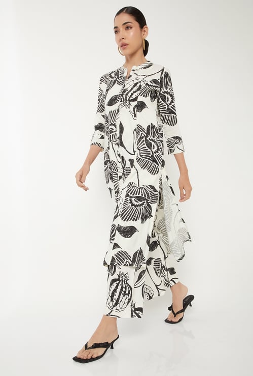 Women Printed Straight Kurta Set