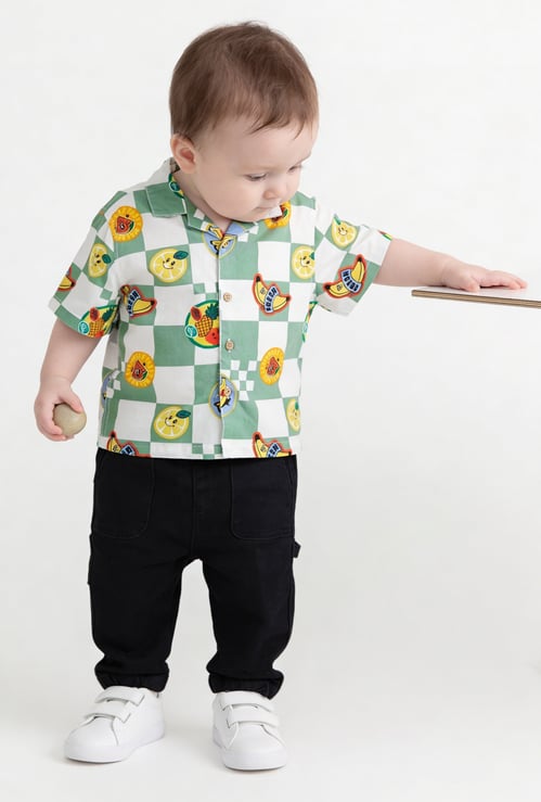 Boys Printed Resort Shirt