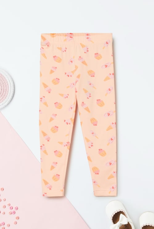 Girls Printed Leggings