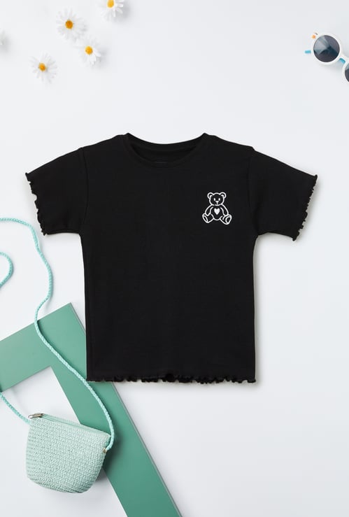 Girls Embroidered T-shirt