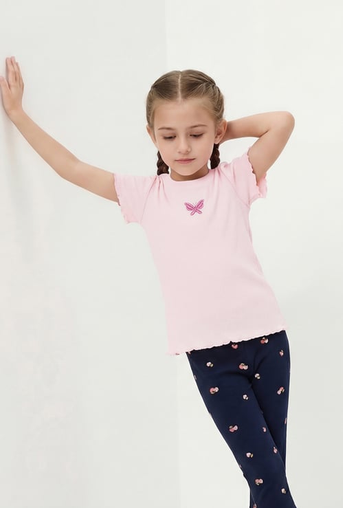 Girls Embroidered T-shirt