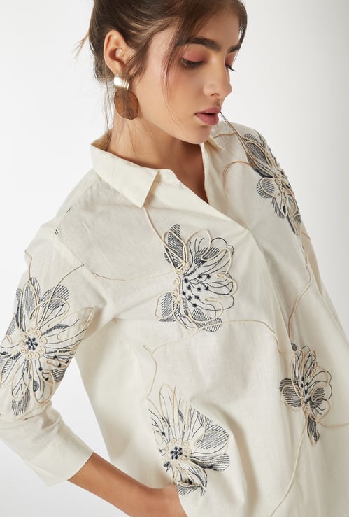 Women Embroidered Shirt