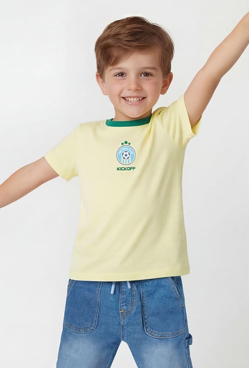 Boys Chest Print T-shirt