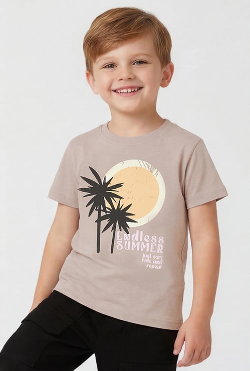 Boys Graphic Print T-shirt