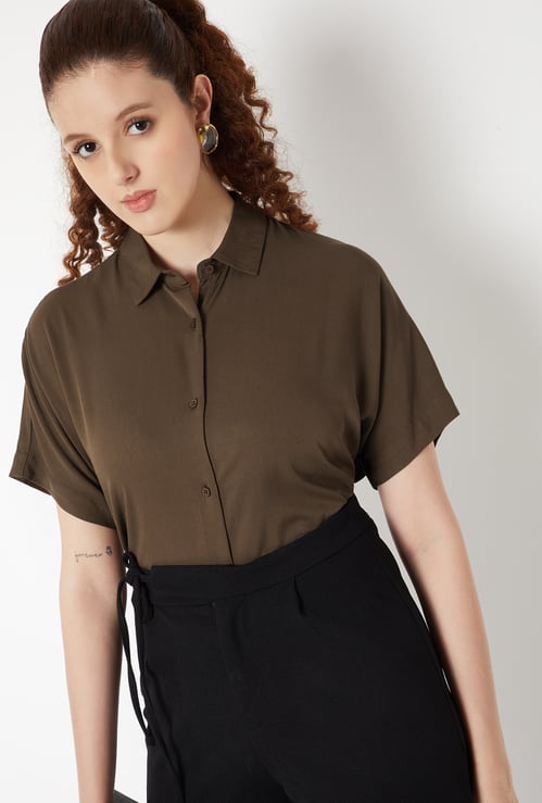 Women Solid Regular Fit Shirt