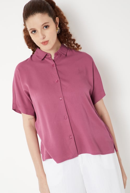 Women Solid Regular Fit Shirt