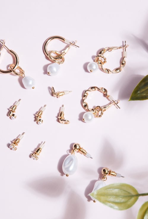 Women Minimal Earrings - Pack of 6