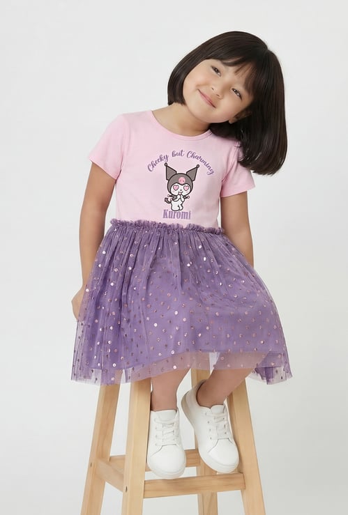 Girls Kuromi Tulle Dress