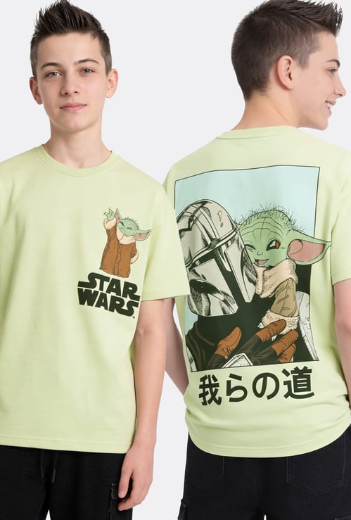 Boys Star Wars Print Oversized T-shirt