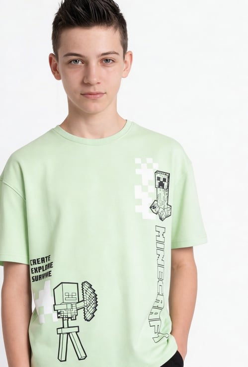 Boys Minecraft Print T-shirt