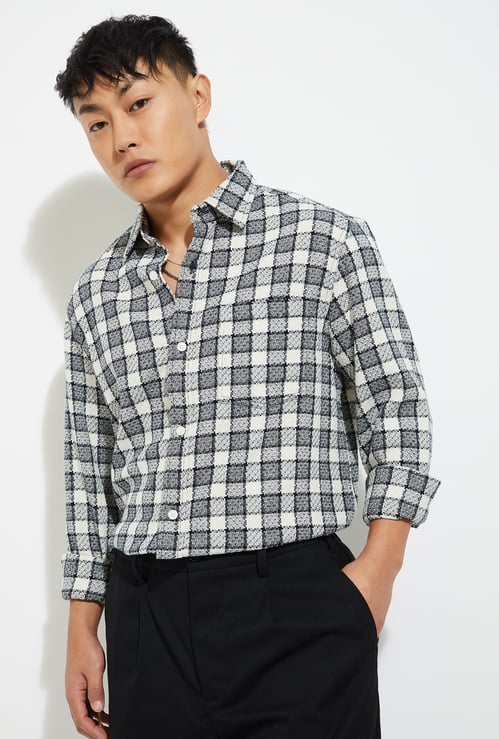 URB_N Men Checked Shirt