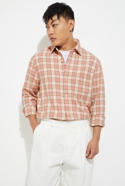 URB_N Men Checked Shirt