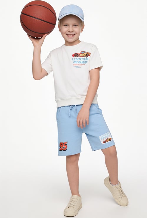 Boys Lightning McQueen Printed Shorts Set