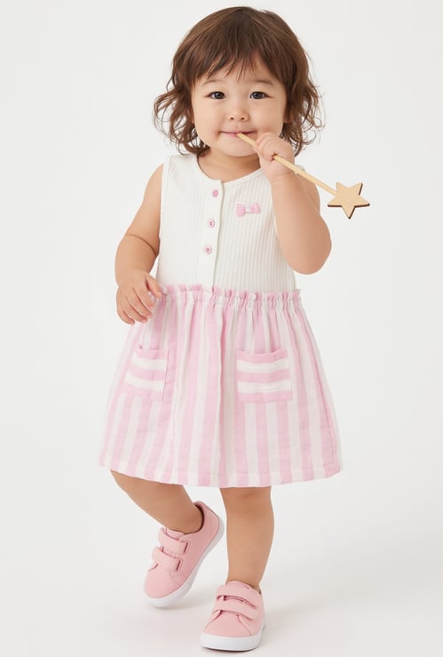 Girls Striped Dress