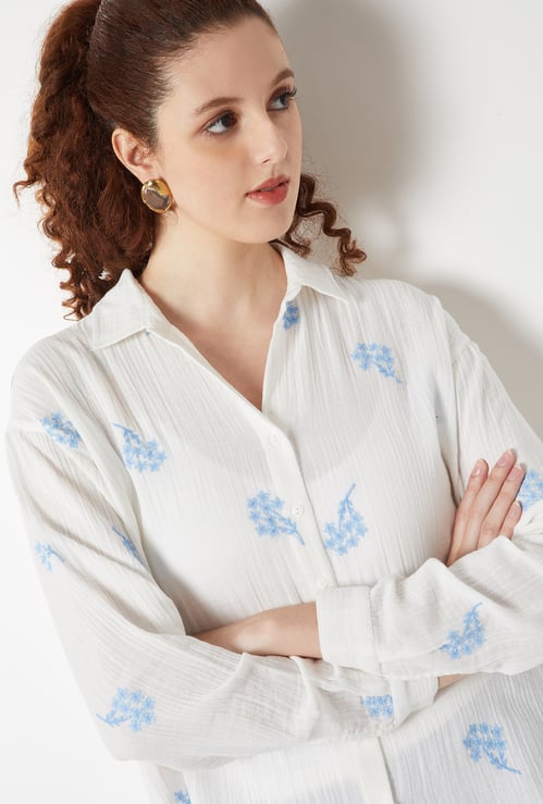 Women Embroidered Shirt
