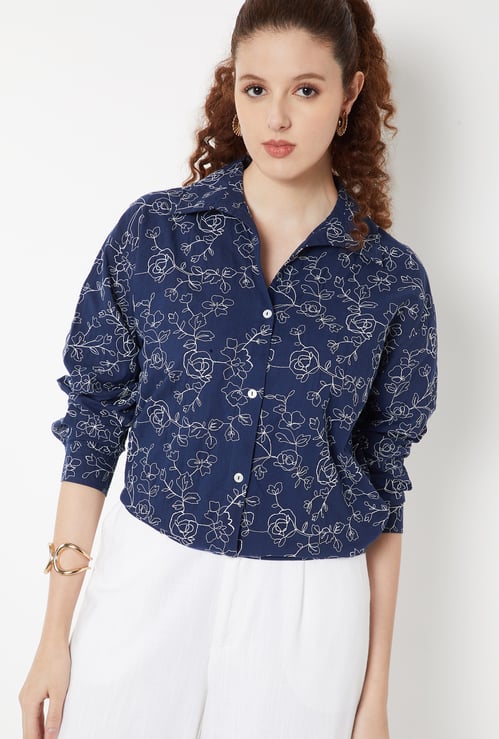 Women Embroidered Shirt
