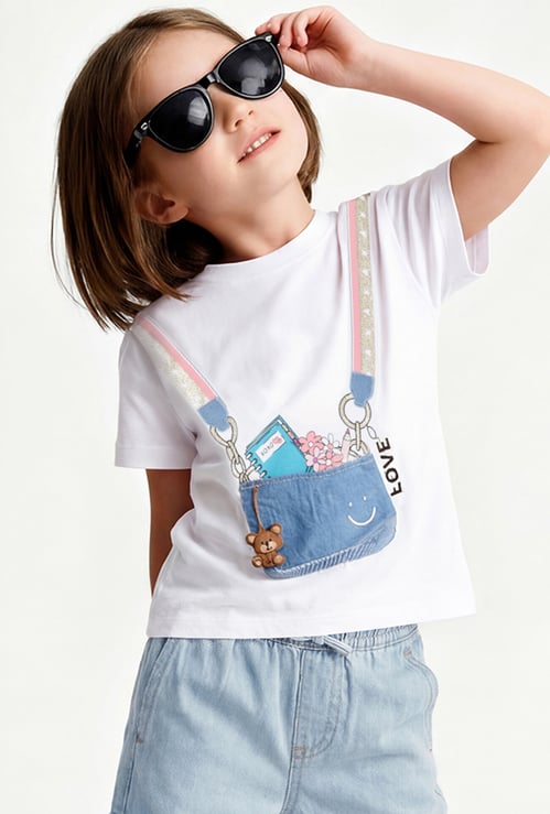 Girls Applique T-shirt