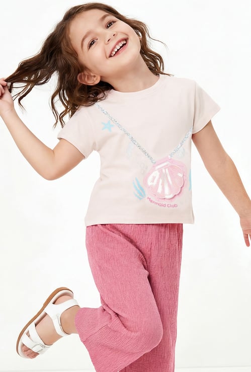 Girls Embellished T-shirt