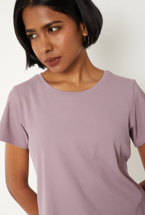 Women Ribbed T-shirt