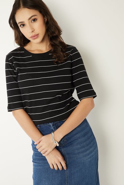 Women Striped T-shirt