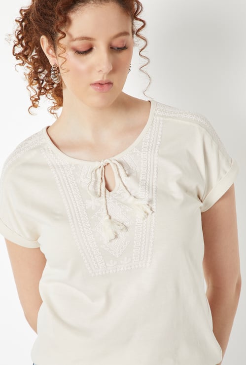 Women Embossed Top