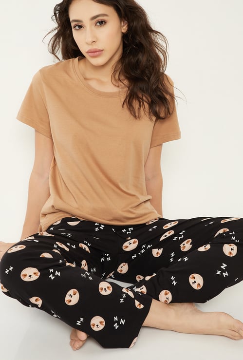 Women Printed PJ Set