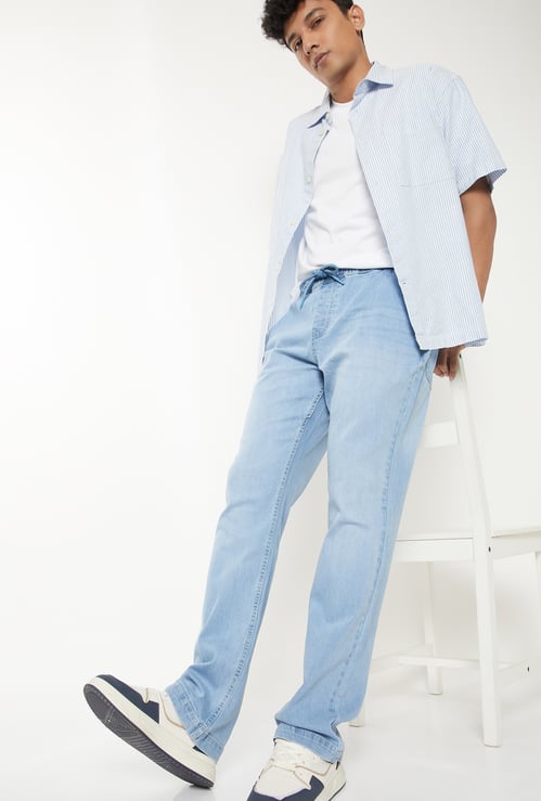 Men Washed Regular Fit Jeans