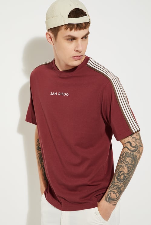 URB_N Men Shoulder Stripe T-shirt