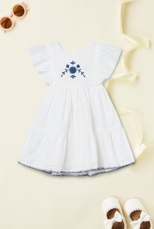 Girls Embroidered Dress