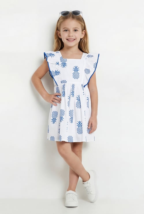 Girls Embroidered Dress
