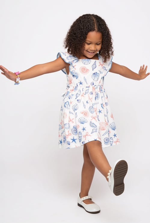 Girls Printed Dress