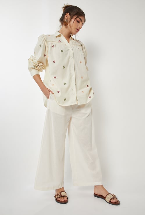 Women Sheer Palazzos