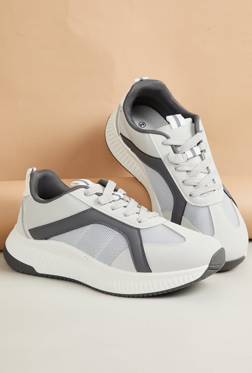 Men Mesh Panel Sneakers